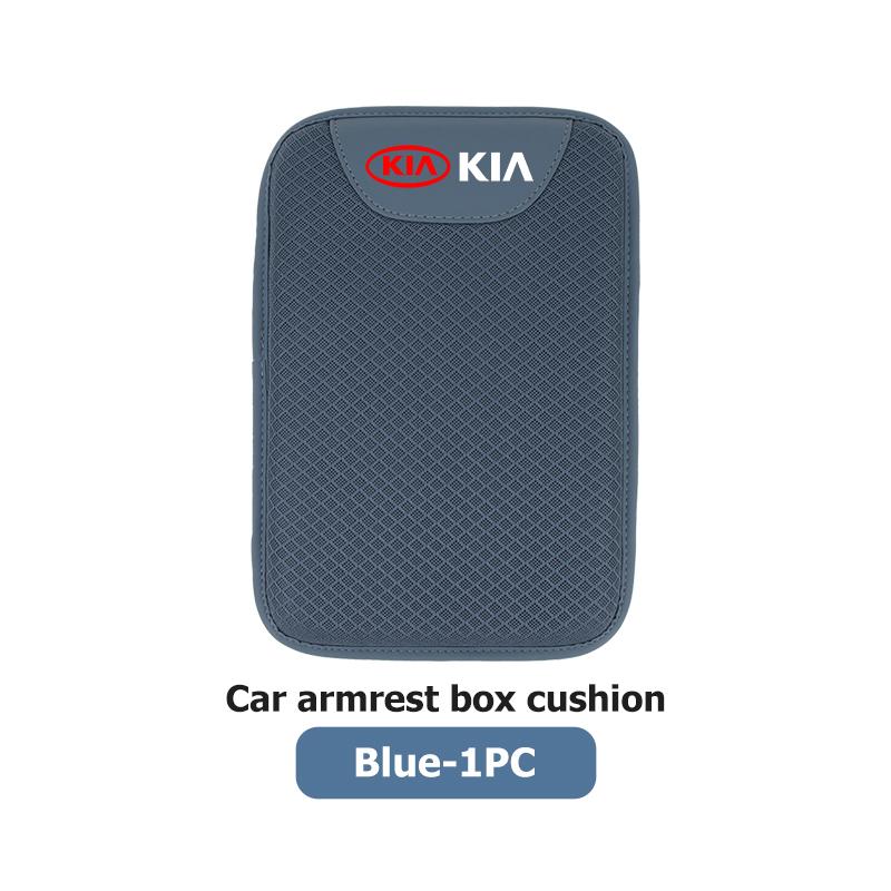 AABIW1 Car Center Console Box Ice Silk Protector Pad Armrest Pad Non-slip Mat For KIA Ceed Rio K5 K2 Optima Cerato Venga Sedona Forte