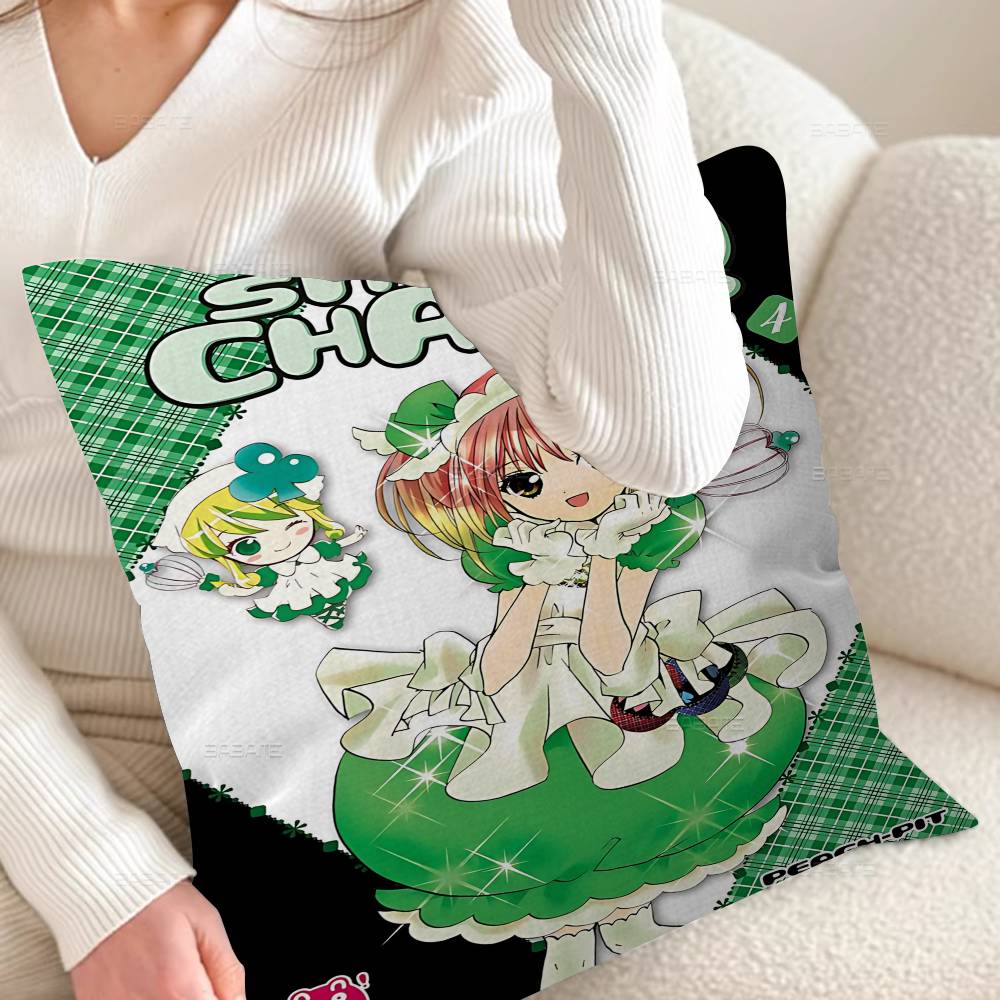 Shugo Chara Japan Anime Cushion Cover Polyester Sofa Cushions Decorative Throw Pillows Home Decoration Pillowcover