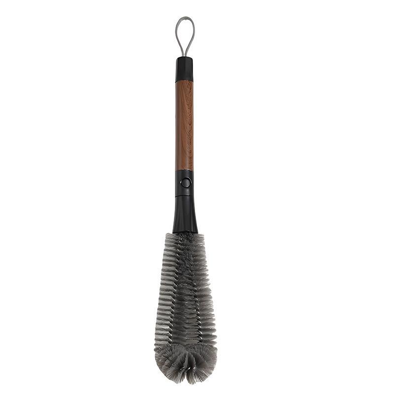 Walnut Grain 2-in-1 Kitchen Brush: Cup & Pot Scrubber
