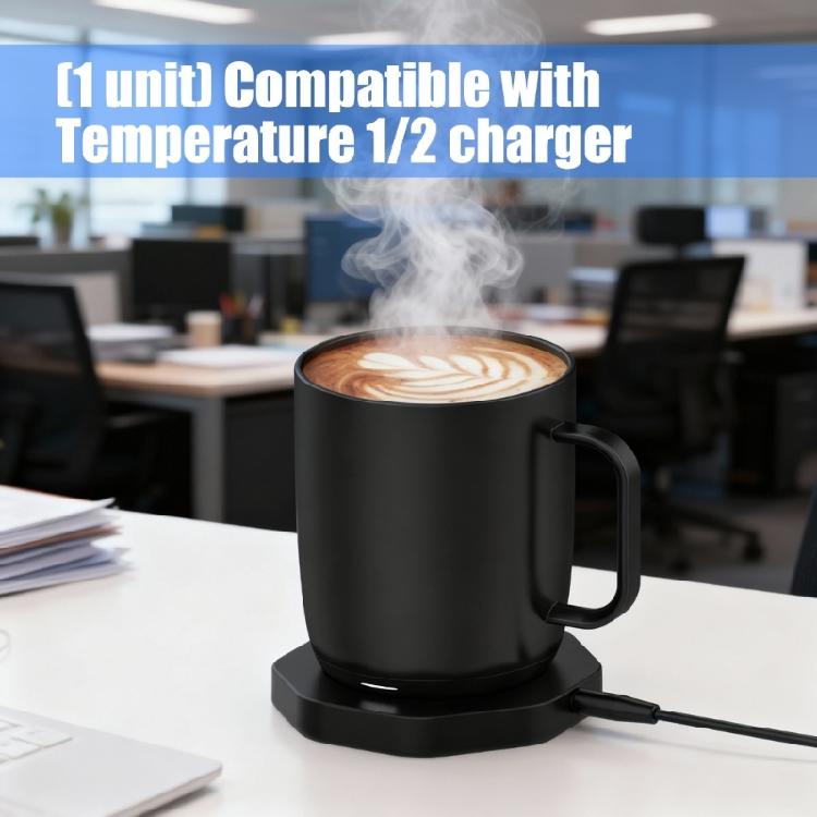 Charging Device for Ember Temperature Control Intelligent Mugs 1/2 Delivers Rapid Energy Supply PVC Material Travel Conv