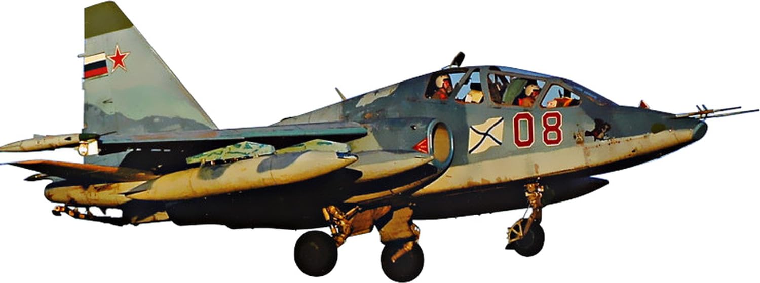 

Арт Модель 1/72 Советский/Российский Сухой Су-25УТГ Двухместный Палубный Учебно-боевой Самолет Пластиковая Модель AU7213