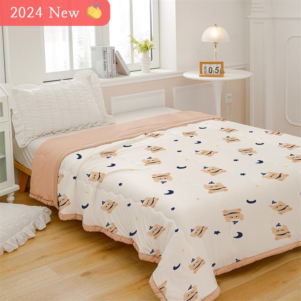 YanYangTian Summer Thin Quilt Comforter Soft Air Conditioning Four-season Quilt/Duvet/Blanket Bed Duvets 150 Single Bed Quilt