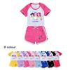 5026 Kids Girls POP Rumi Zoey Mira Print T-shirt Shorts Sport Tracksuit Clothes Set