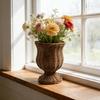 Eleganti Casali Rattan Sintetico Intrecciato Vasi Decorativi per Fiori Secchi E Artificiali Portafiori Decorazioni per Composizioni Floreali