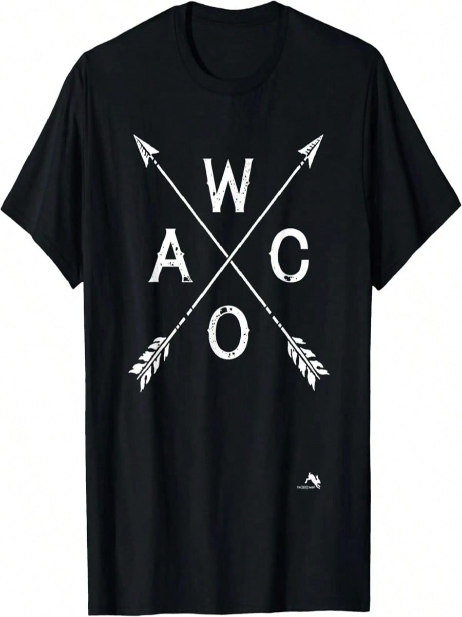 Waco Texas With Crossed Arrows T-Shirt S разноцветный