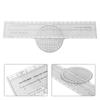 ABS Aviation Flight Navigation Plotter 360-Degree Rotating Aviation Plotter Slide Ruler Used For Pilot Training