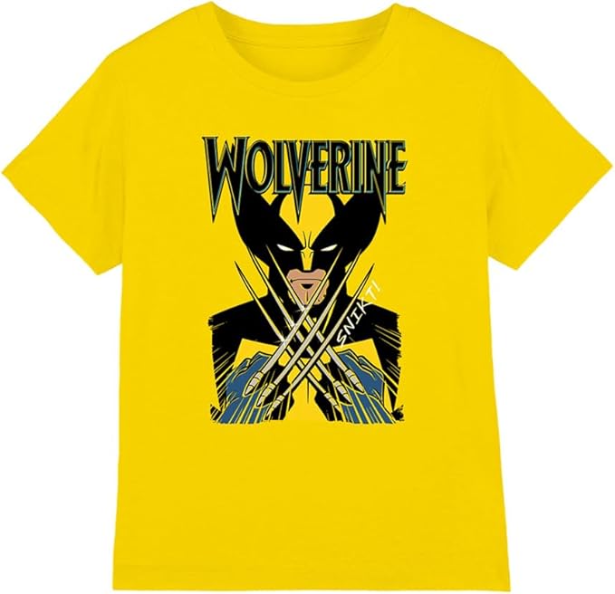 X-Men Wolverine Action Unisex Kids T-Shirt 150