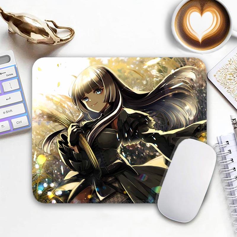 Anime Kawii Standard Mouse Pad Virtual Idol Gamer Mouse Mat J_Juufuutei Small Gaming Mousepad Travel Mouse Mat Non-Slip Mousemat