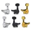 Guitar Locking Tuner Left Right Lock String Tuning Key Pegs Machine Heads Electric Folk Acoustic Guitar Replacement Accessory