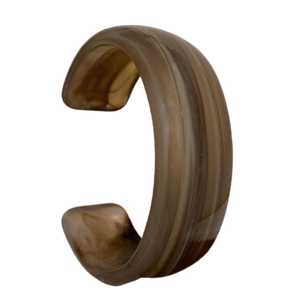 Acrylic Wide Geometric Bangle Exaggerated Bangle Statement Accessories Acrylic Texture Suitable for Women Present