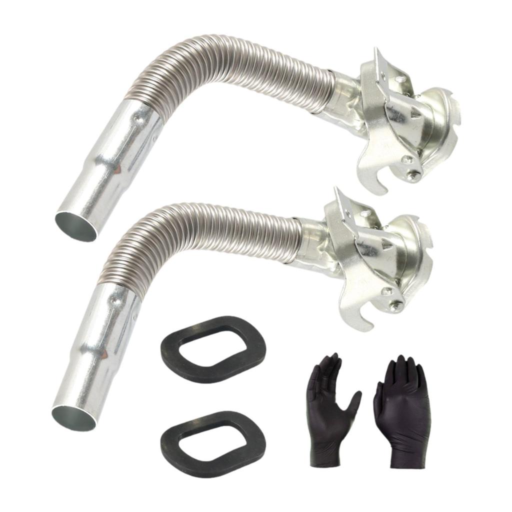 Long Nose Flexible Fuel Can Spout Stainless Steel Leakproof Nozzle Smooth Flow for Jerry Cans Automotive Use