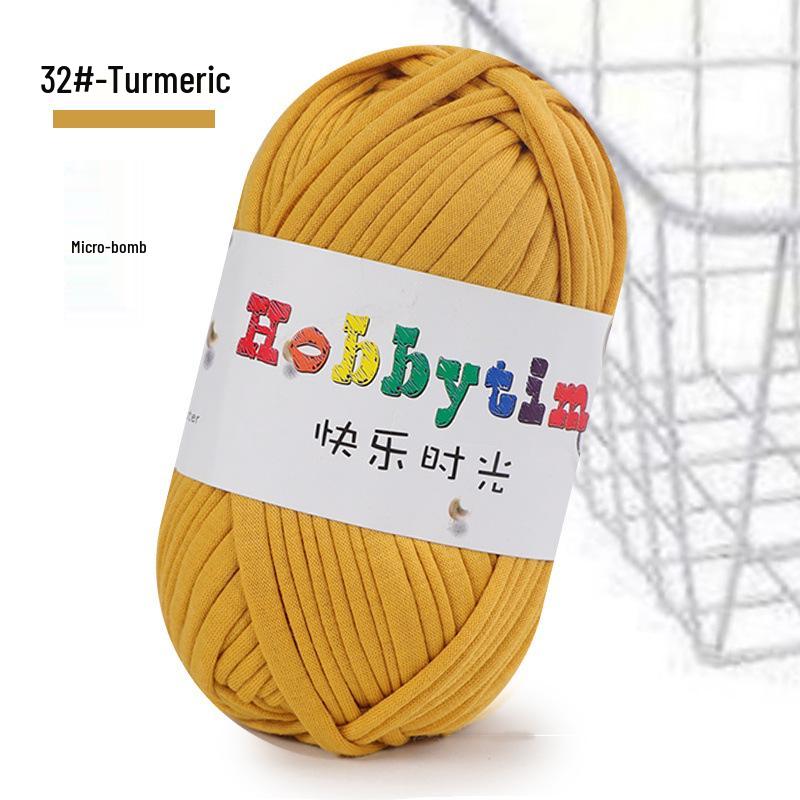Cloth Strip Yarn DIY Crochet Kit: Handmade Bag, Knitting Material for Cushions, Carpets, and Dolls