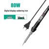 80W Digital Display Adjustable Temperature Soldering Iron for Household Use - Internal Heating & Constant Temperature.