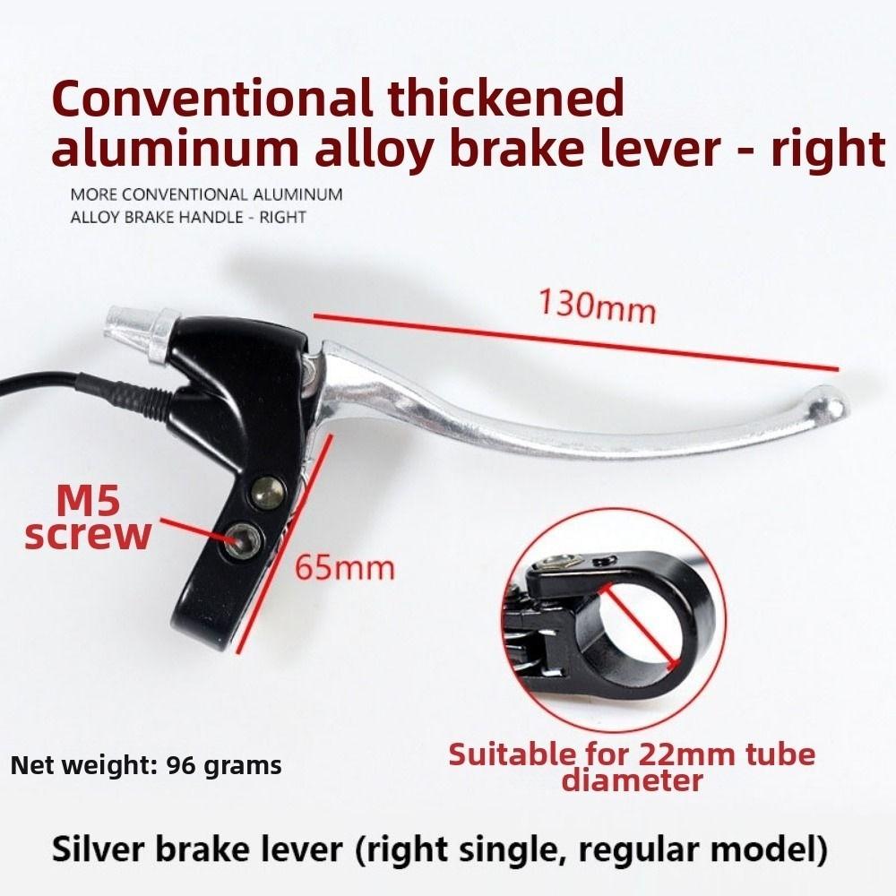1pair/1pc Aluminium Alloy E-Bike Brake Levers  For Electric Bike Scooter