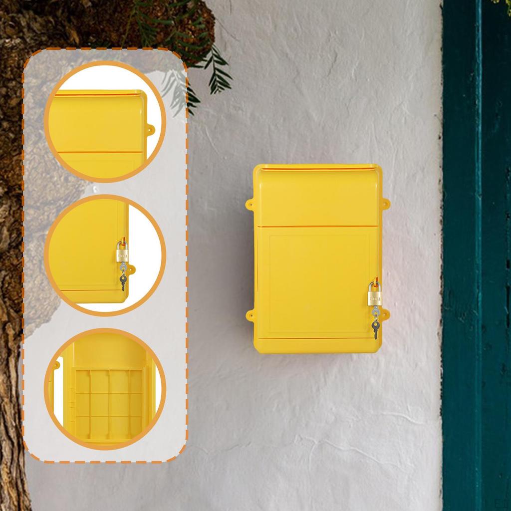 Lightweight And Portable Wall-mounted , Ideal for Newspapers, Envelopes Outdoor Use.