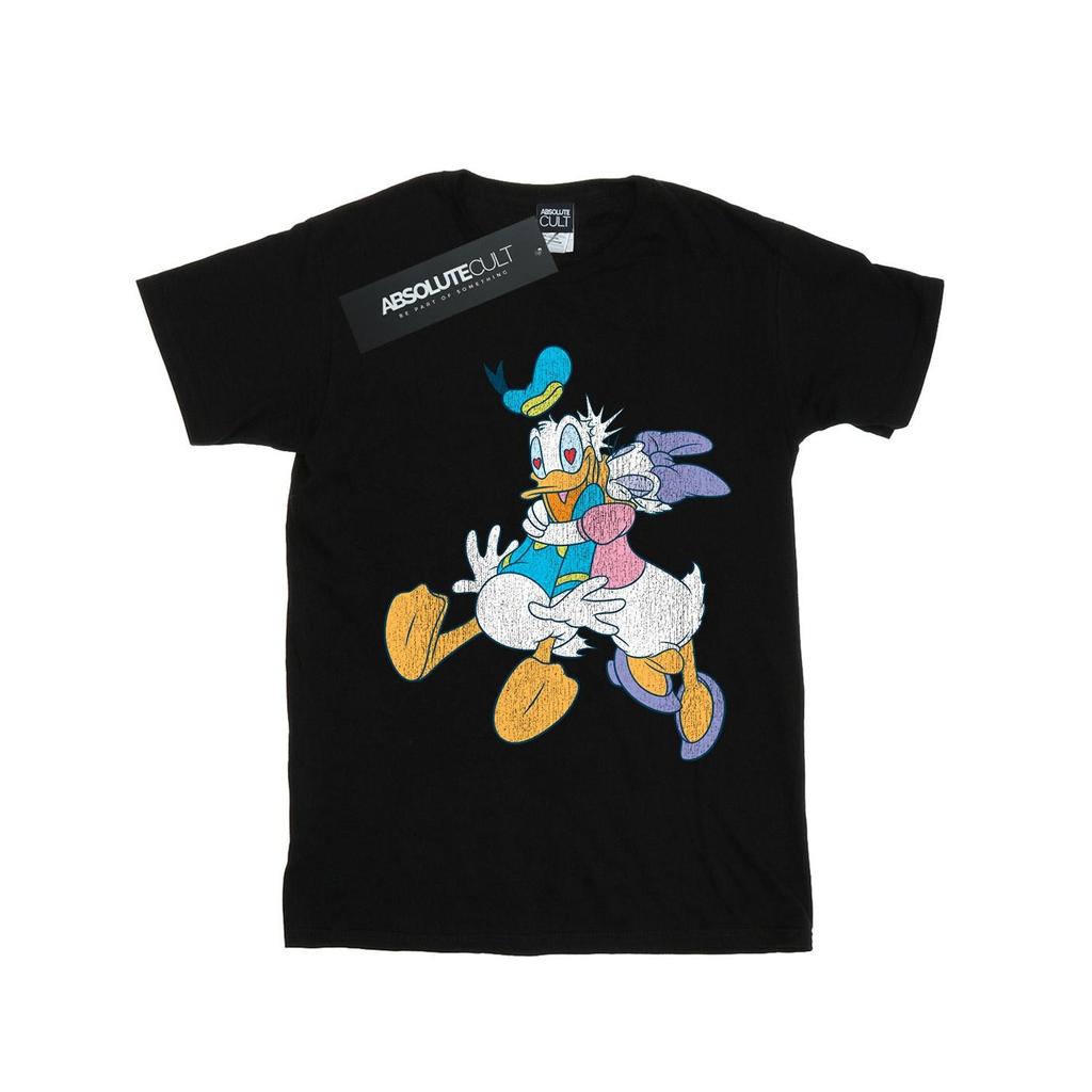 Disney Mens Donald And Daisy Duck Kiss T-Shirt