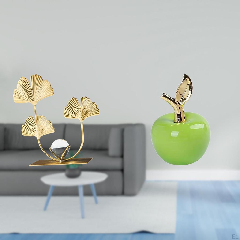 Leaves Statue Bookshelf Sculpture Birthday Housewarming Gift Bedroom Holiday Decorative Desktop