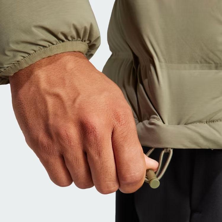 adidas Helionic Stretch Hooded Down Jacket Logo Men's IK3173