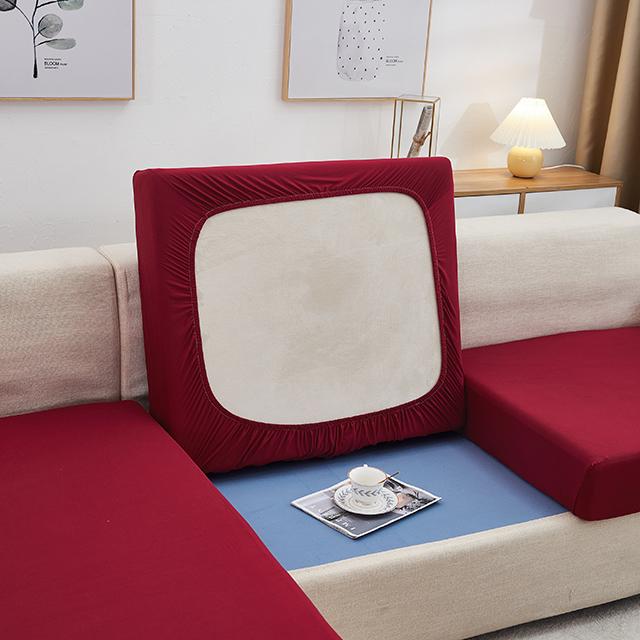Elastic Sofa Seat Cushion Cover For Furniture Protector Sofa Covers Pets Kids Washable Sofa Cushion Case Removable Livingroom