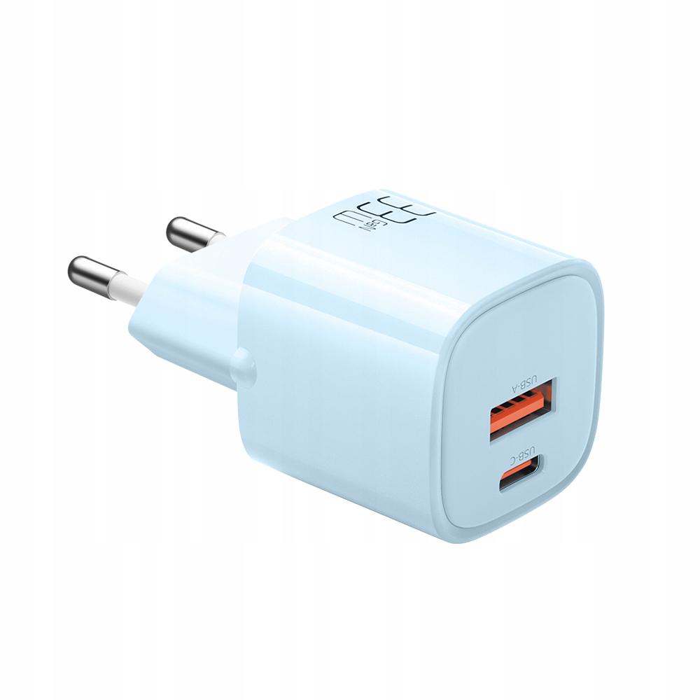 Usb/Usb-C Charger, Fast, Nano, Gan 33W Pd, Blue Mcdodo