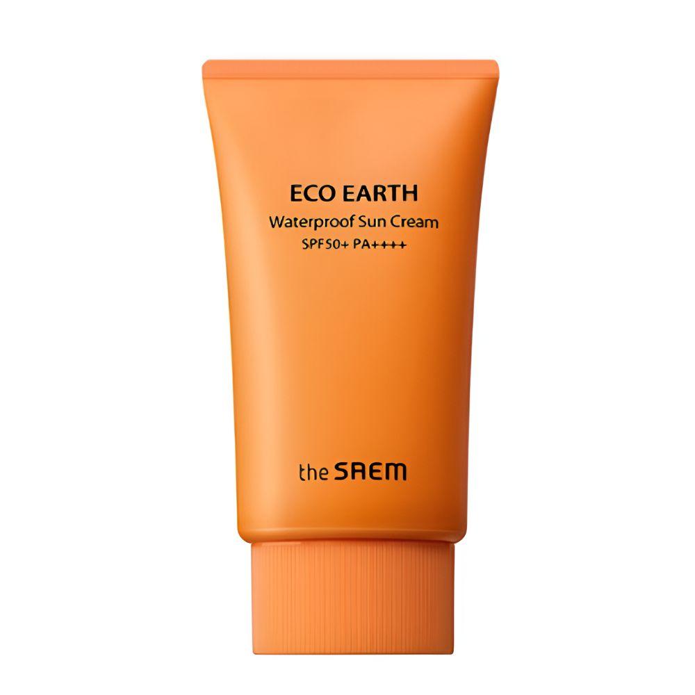 THE SAEM Eco Earth Waterproof Sunscreen SPF50+ PA++++ Long Lasting Outdoor UV Protection 50g