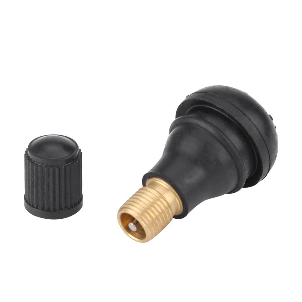 10PCS TR412 Tire Valve Stem Easy Install Tubeless Valve Stem  Tire Maintenance And Valve Replacement