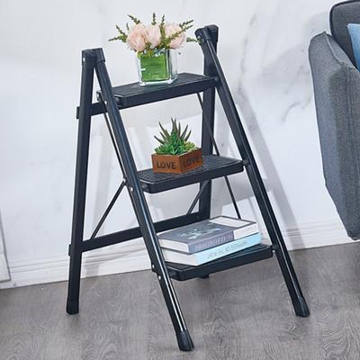 3 Step Ladder 3 Tier Safe Durable Metal Plastic Collapsible Widely Used Step Ladder 3 Step Folding for Book Vase