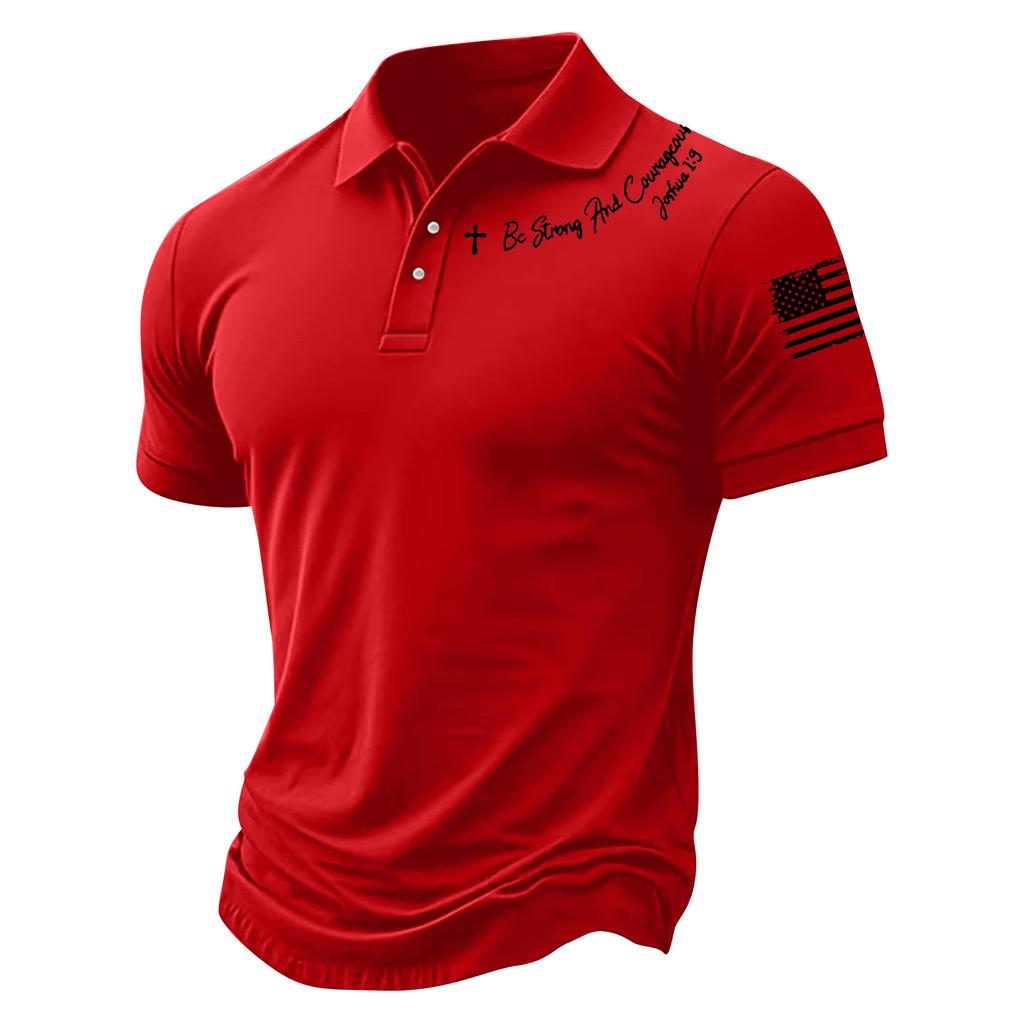 Men's Summer Print Short Sleeve Lapel Shirt Men's Casual Fashion Shirt