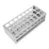 Reagenzglashalter 30mm 24 Löcher 304 Edelstahl Zentrifugenröhrchenhalter für Labor Schulfachversuch