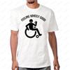 Feeling Wheely Good Wheelchair Joke TShirt Sarcasm Graphic Printed Casual Fashion Unisex Tshirt Comfort Breathe Unisex Streetwear