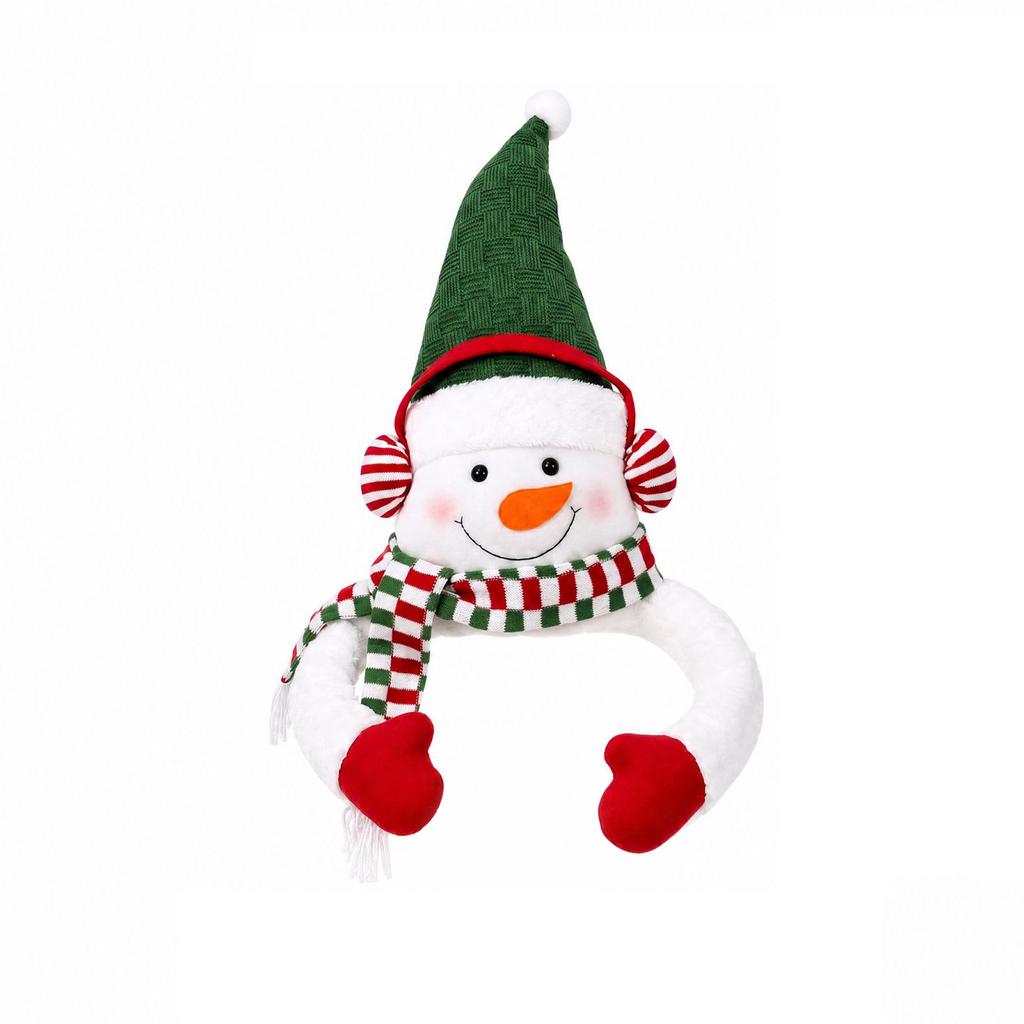 Plush Christmas Tree Topper Decoration - Stuffed Plush Ornament for Holiday Home and Party Decor
