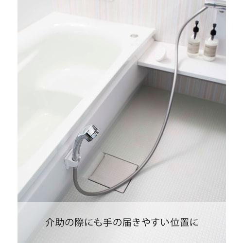 Yamazaki Film Hook Shower Holder, White, Approx. W6 X D5 X H6cm, MIST, Easy Installation, 6199