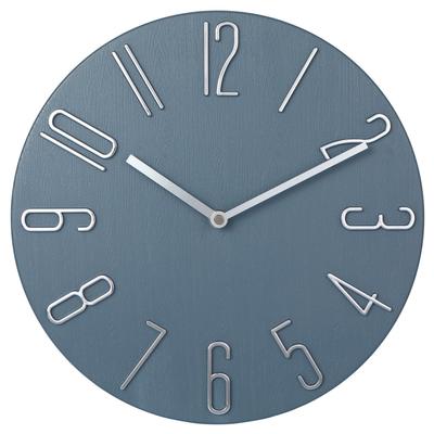 Nbdeal Wall Clock, Radio-Controlled, Stylish, Lightweight, 3D Diameter, Silent, Vintage, Retro, Nordic Style, D57870