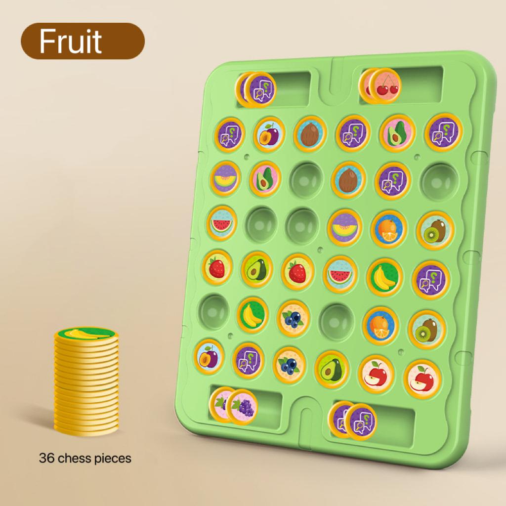 Non-Toxic 1 Pcs New Animal Flip Chess Board Games Classic Strategy Game Thinking Cognitive Parent Child Interactive Puzzle Party Toy
