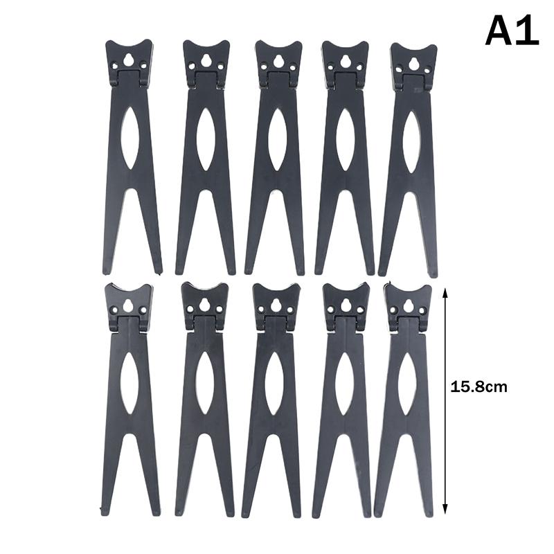 10 Stück Kunststoff Bilder Fotorahmen Spiegel Display Staffelei Rückwand Rückwand Halter Sockel Halterung Aufstellbein Heimdeko