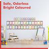 Alphabet Bulletin Board Set, 37 PCS ABC Wall Decorations 26 Upper/Lower Case Letters plus 0-10 Numbers Small Posters for Preschool, Kindergarten