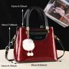 2026 Neue Lackleder Damen Handtasche Mode Vielseitig Einzel Schulter Crossbody Tasche