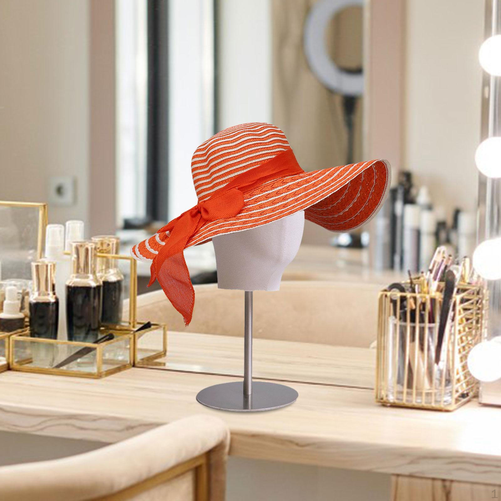 

Wig Head Mannequin Model with Detachable Stand,Wig Stand,Home Decor Hat Holder Manikin for