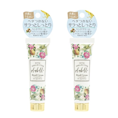 

Plusbelle Portable Hand Cream, Set of 2, Moisturizing Ingredients, Crystal Pear, 11g, OZ-PLM-1-4