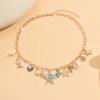 Bohemian Starfish Shell Pendant Necklace for Women Summer Beach Conch Turtle Choker Party Jewelry Gift
