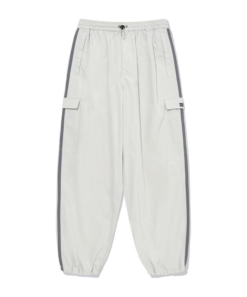 PHYSICAL DEPARTMENT Color Block Stitch Track Pants Ivory
