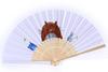 Jixin4you Folding Dance Poetry Japanese Heat Green Fan, Fan, Durable, Student, Plain, DIY, Dance, Recitation, Shogi, Coming-of-Age Ceremony, Wedding,