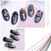Nail Art Chain Nail Jewelry Color Nail Decoration Thickness Steel Ball Color Chain