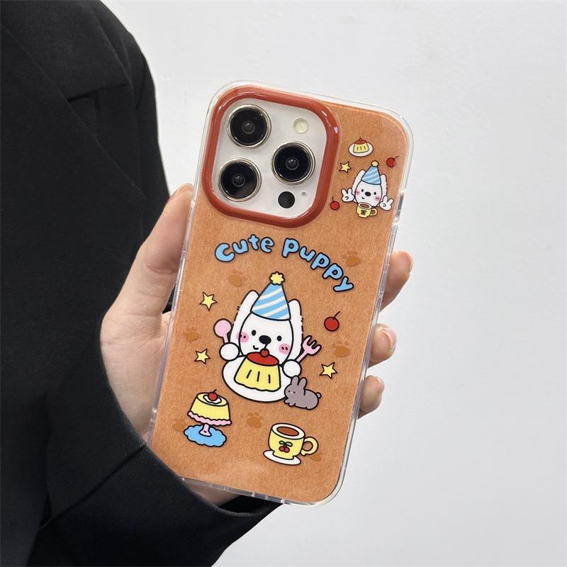 Graffiti Dog Chain Case for iPhone 17/16 Pro Max/15/14 iPhone 17 Pro