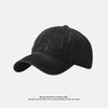 American Retro Denim Baseball Cap Difficult Spring And Autumn Rest Niche Sunscreen Hat Women'S Big Head Circumference Show Face Small Cap