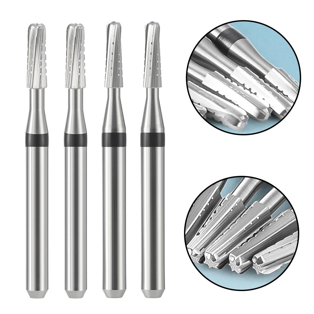 Binchi Health Electronics 10Pcs Dental Tungsten Carbide Bur Fg1957 Fg1958 1 6Mm Metal Cutting For High Speed Handpiece