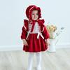 Babykleidung für den festlichen Tag [Famuka] Mädchen, 2-teiliges Set, Kleid, Hut, Kleid, Mädchen/Zeremonie/Lange Ärmel/Baby/Neujahr
