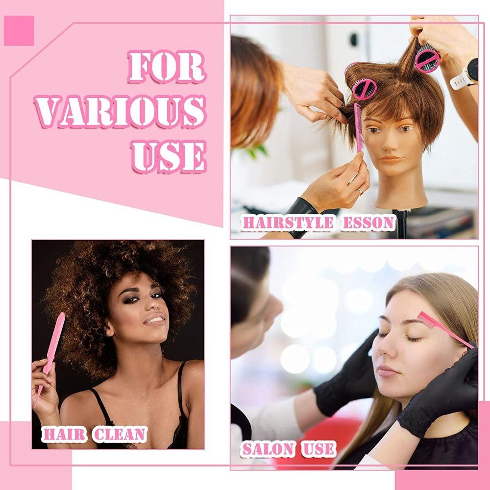 Styling Tools Rat Tail Comb for Edge Back Bristle Hair Brush Teasing Brush Slick Brush Set Grooming
