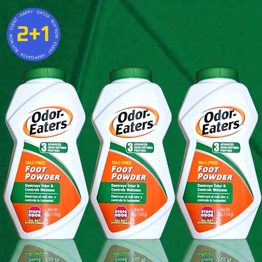 Odor-Eaters Foot Powder Foot Care Foot Odor Removal 170g 3 Packs
