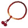 Prayer Beads In Natural Stone Agate Gradation Sturdy Bonten Bouquet That Crumple Can Be Used by All Sects Comes with a Prayer Bead Bag Handmade Prayer